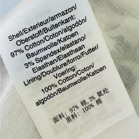 EUC DKNY White & Purple Floral Handkerchief Hem Fit-&-Flare Dress - Picture 14 of 16